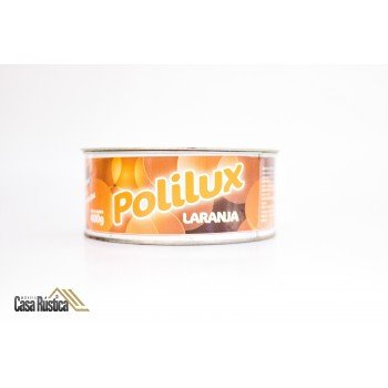 Cera de Carnaúba Polilux em pasta - Laranja - 400 Gramas