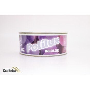 Cera de Carnaúba Polilux em pasta - Incolor - 400 Gramas