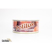 Cera de Carnaúba Polilux em pasta - Castanho - 400 Gramas