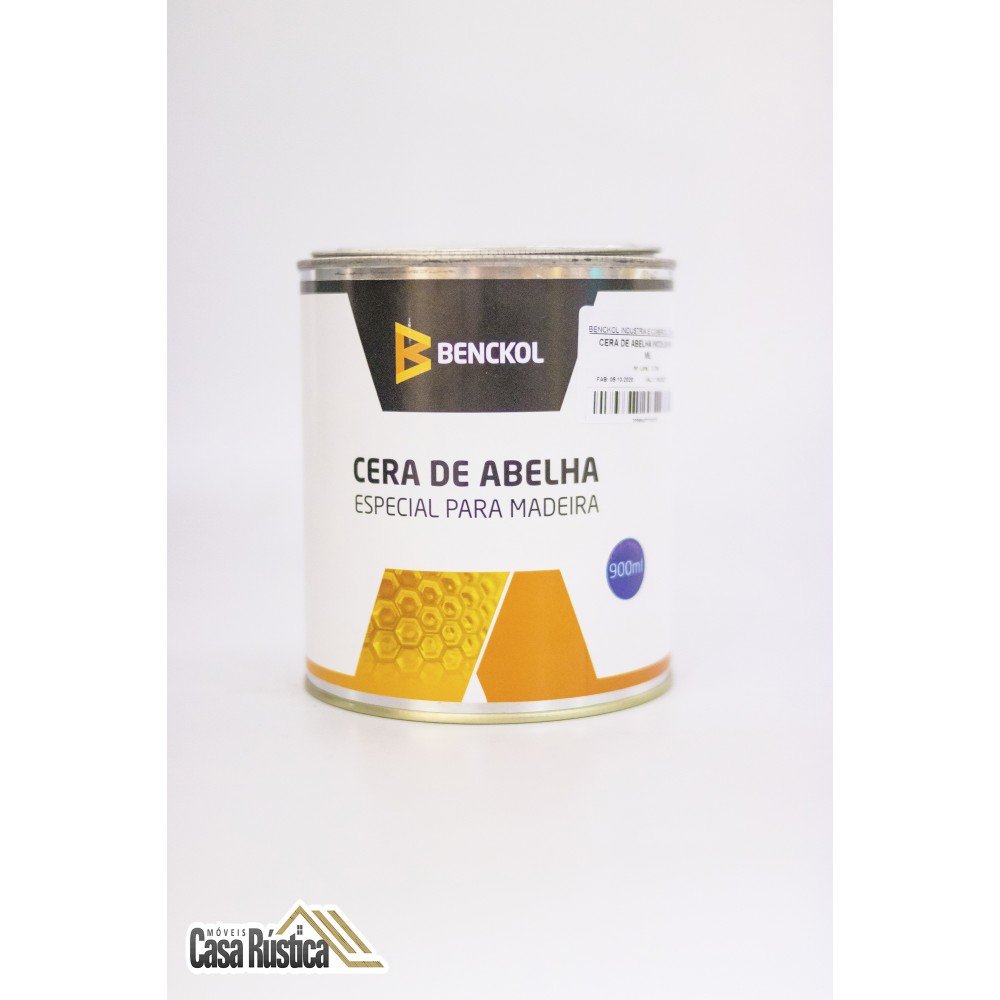 Cera de Abelha Benckol Especial para Madeiras - Cerejeira - 900 ml