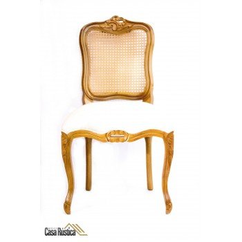 Cadeira Luis XV Luxo - Madeira Jequitibá